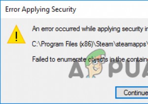 Sửa lỗi: Failed to enumerate objects in the container