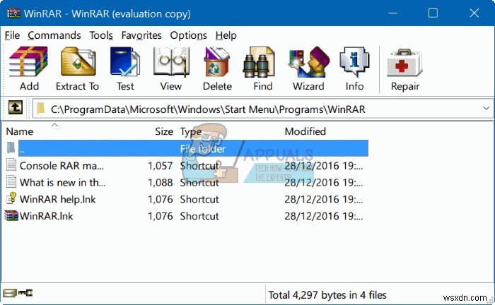 Cách gỡ cài đặt WinRar khỏi Windows 7/8/10 