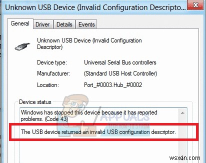 Cách sửa lỗi USB mã 43 trên Windows 7, 8 và 10