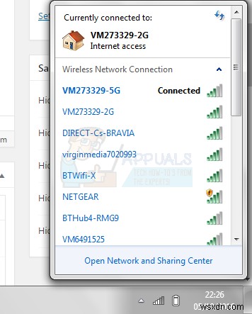 Cách kết nối với Wifi 5GHz trên Windows 7/8 và 10 