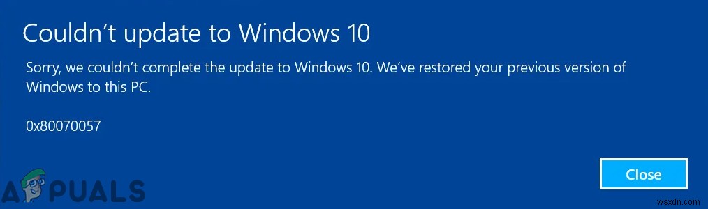 Khắc phục sự cố Lỗi cập nhật Windows 0x80070057 (Dễ dàng sửa chữa) 