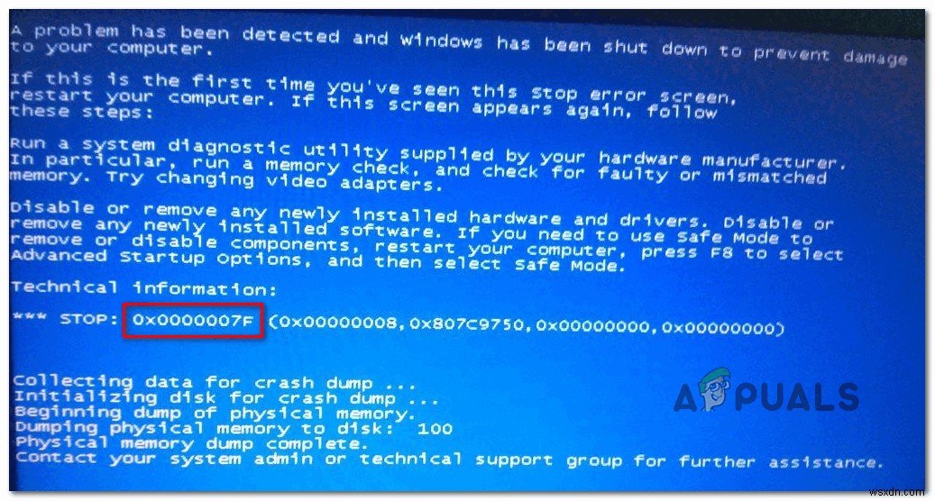 Cách khắc phục 0x0000007F BSOD (Màn hình xanh chết chóc) 