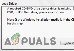 Khắc phục:Thông báo lỗi ‘Trình điều khiển thiết bị ổ đĩa CD / DVD được yêu cầu bị thiếu’ khi cài đặt Windows 7 từ USB 