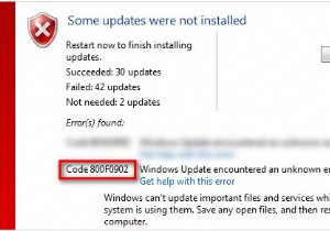 Khắc phục:Lỗi Windows Update 800f0902