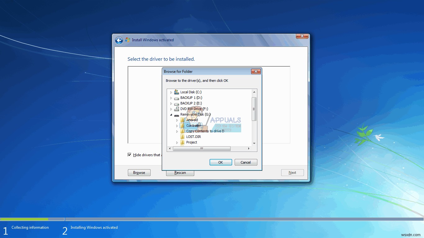 Khắc phục:Không tìm thấy ổ cứng nào trong trình cài đặt Windows 7 