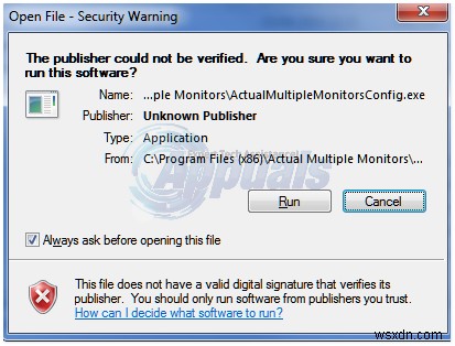 Cách tắt “Mở tệp - Cảnh báo bảo mật” trong Windows 7 