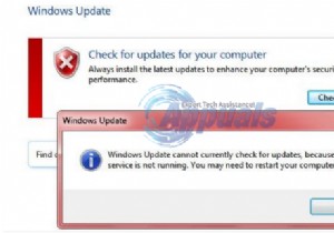 Khắc phục:Windows 7 hiện không thể kiểm tra các bản cập nhật 