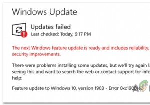 Sửa lỗi Windows Update 0XC19001E2 trong Windows 10 (Khắc phục) 