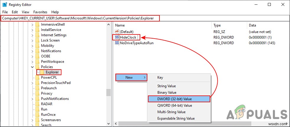 Làm cách nào để Bật / Tắt Đồng hồ &Ngày từ Khu vực Thông báo Hệ thống trong Windows 10? 