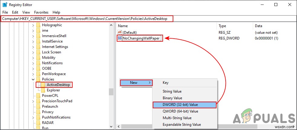 Làm cách nào để ngăn người dùng khác thay đổi nền trên Windows 10 của bạn? 