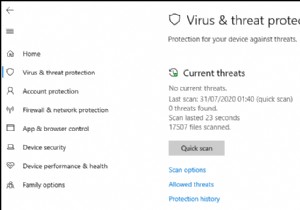 Làm thế nào để ẩn Khu vực bảo vệ chống lại mối đe dọa và vi rút trong Windows 10? 