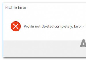 Khắc phục:Lỗi  Hồ sơ không được xóa hoàn toàn  trên Windows 10 