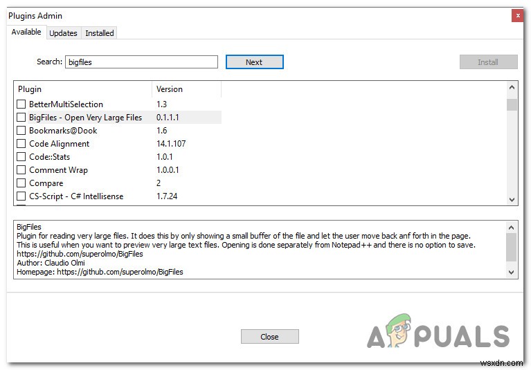 Không cài đặt được plugin Notepad ++ trên Windows 10 