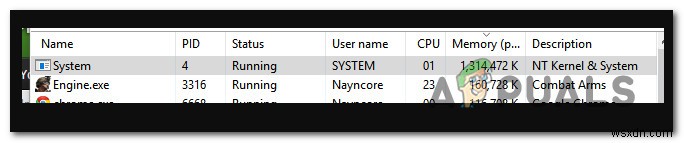 Cách khắc phục quy trình  hệ thống  chiếm dung lượng RAM lớn trên Windows 10 