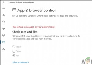Làm cách nào để Ẩn Khu vực Bảo vệ Ứng dụng và Trình duyệt trong Windows 10? 