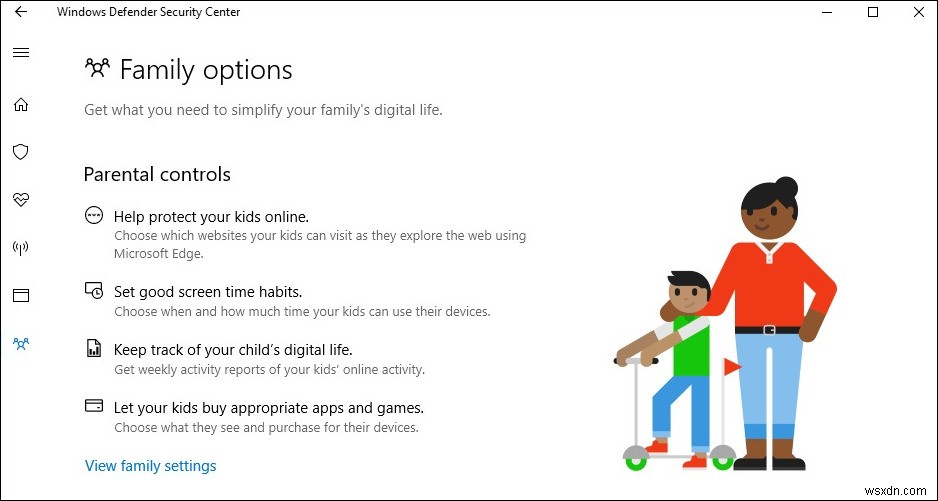 Làm thế nào để Ẩn Khu vực Tùy chọn Gia đình trong Windows 10? 