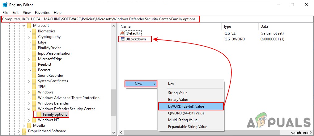 Làm thế nào để Ẩn Khu vực Tùy chọn Gia đình trong Windows 10? 