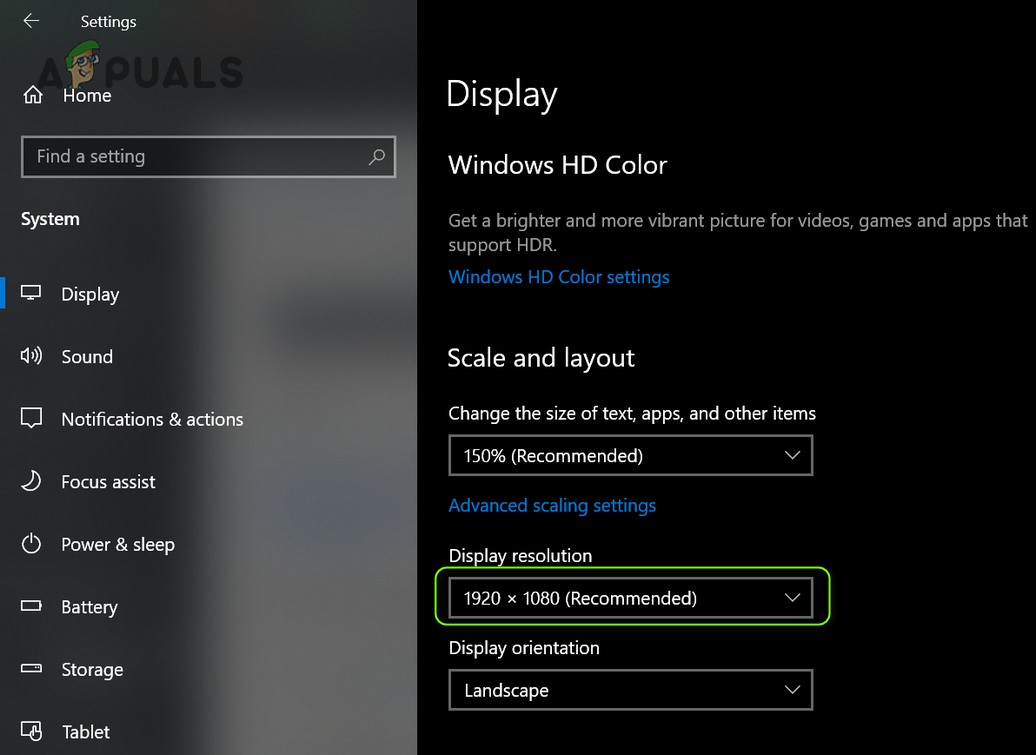 Khắc phục:Độ phân giải màn hình thứ 2 của Windows 10 được phóng to 