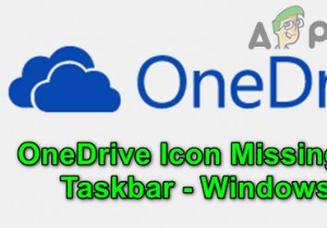 Khắc phục:Thiếu biểu tượng OneDrive khỏi thanh tác vụ trong Windows 10 