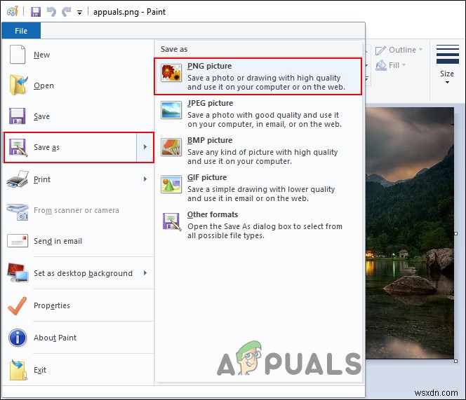 Làm thế nào để Lưu / Chuyển đổi WEBP sang PNG trong Windows 10? 