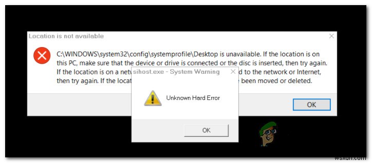 Cách sửa lỗi  SiHost.Exe Hard Drive Error  trên Windows 10 