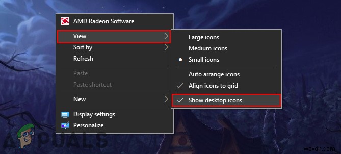 Làm thế nào để ẩn và tắt tất cả các mục trên màn hình trong Windows 10? 