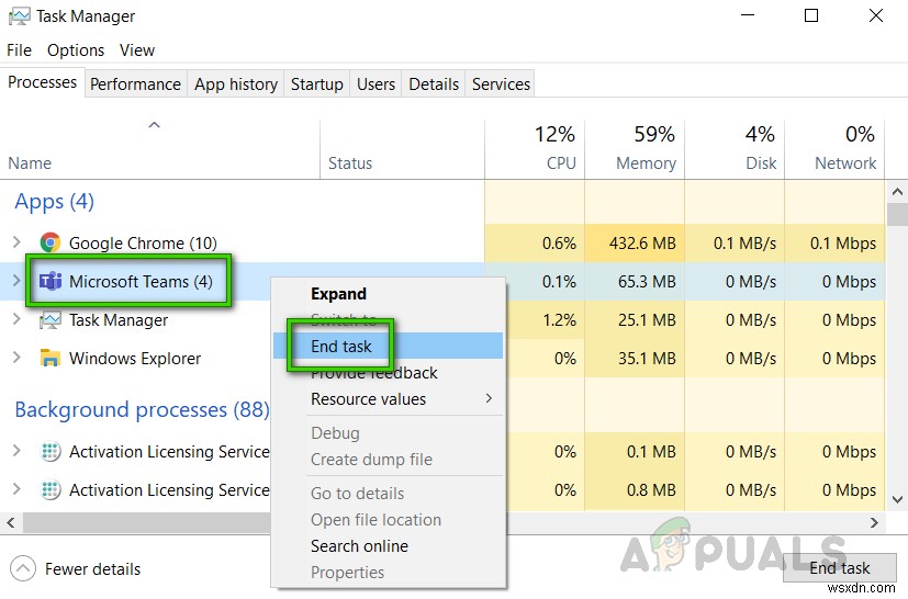 Cách khắc phục Không thể chia sẻ màn hình nền trên Microsoft Teams trên Windows 10? 