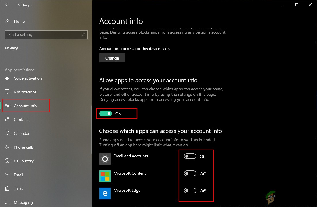 Cách ngăn ứng dụng lấy thông tin tài khoản trên Windows 10? 