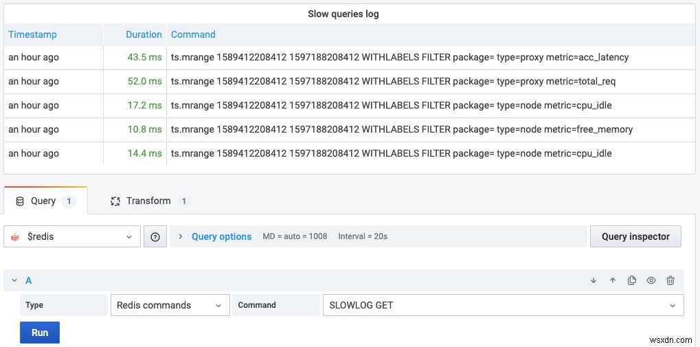 Giới thiệu Plugin nguồn dữ liệu Redis cho Grafana 