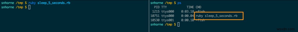 Cách thay đổi tên tiến trình của tập lệnh Ruby của bạn như được hiển thị bằng `top` và` ps` 