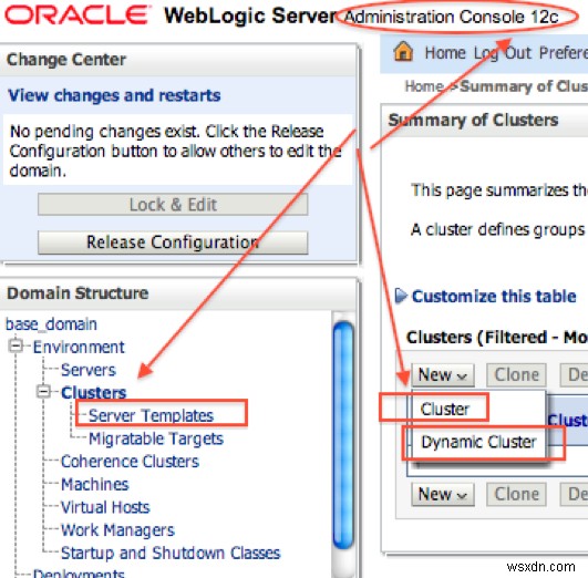 Các tính năng và thay đổi của Oracle v12c Weblogic 