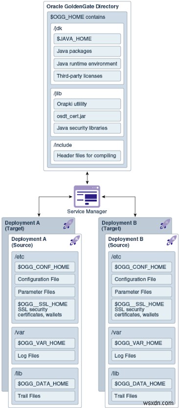 Kiến trúc microservices của Oracle GoldenGate 