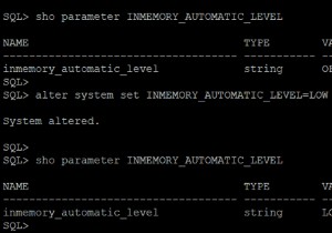 Cơ sở dữ liệu Oracle v18c tự động trong bộ nhớ 