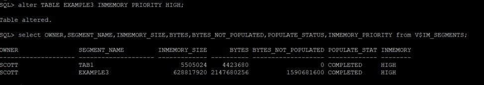 Cơ sở dữ liệu Oracle v18c tự động trong bộ nhớ 