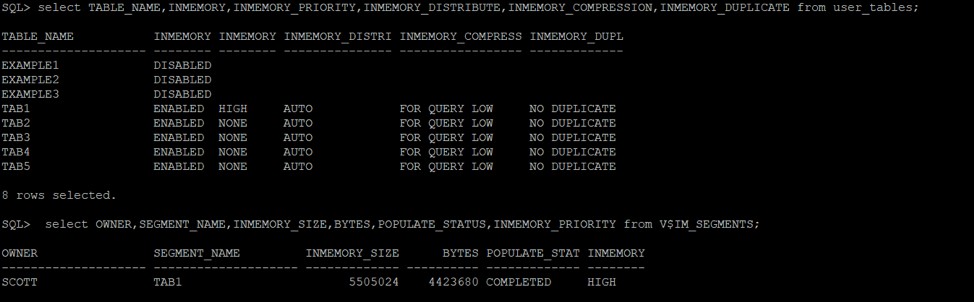 Cơ sở dữ liệu Oracle v18c tự động trong bộ nhớ 