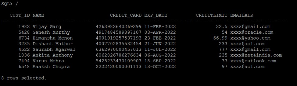 Bảo mật dữ liệu nhạy cảm trong Oracle 