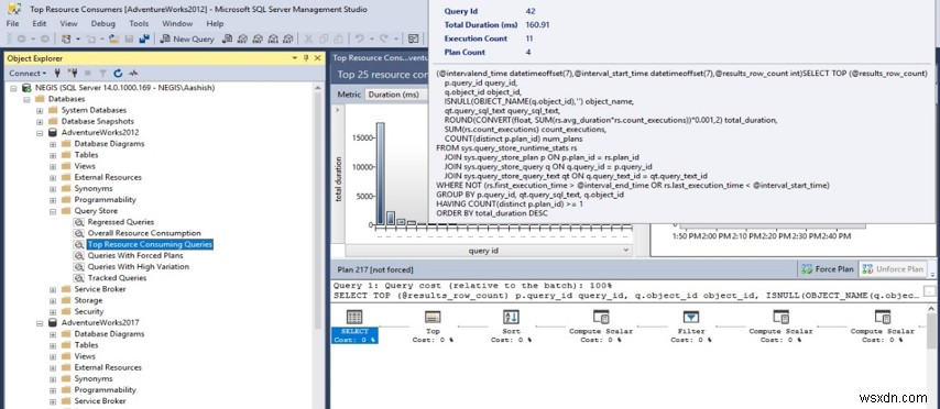 Cửa hàng truy vấn Microsoft SQL Server 