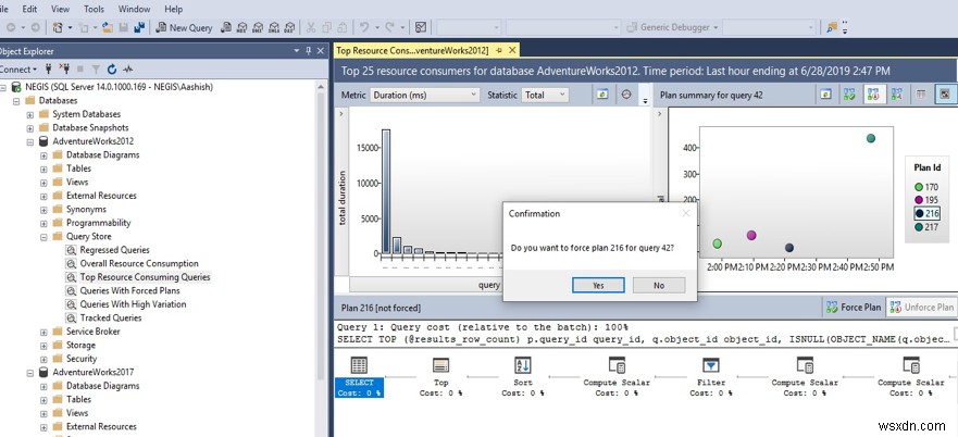 Cửa hàng truy vấn Microsoft SQL Server 