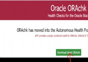 Bắt đầu với ORAchk 