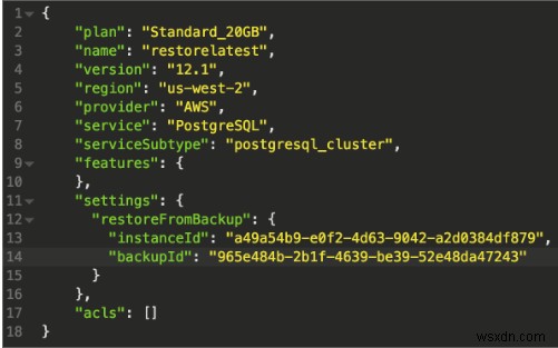 Cách khôi phục bản sao lưu Postgres trong ObjectRocket 