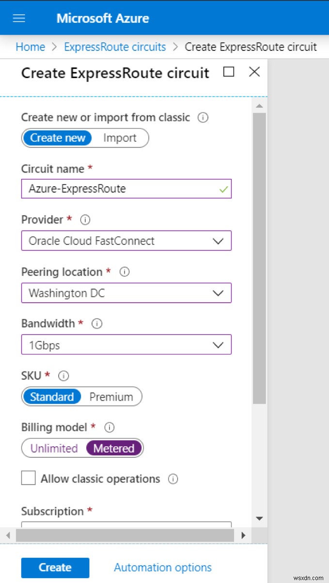 Chạy các ứng dụng trên Microsoft Azure và Cơ sở hạ tầng đám mây Oracle 