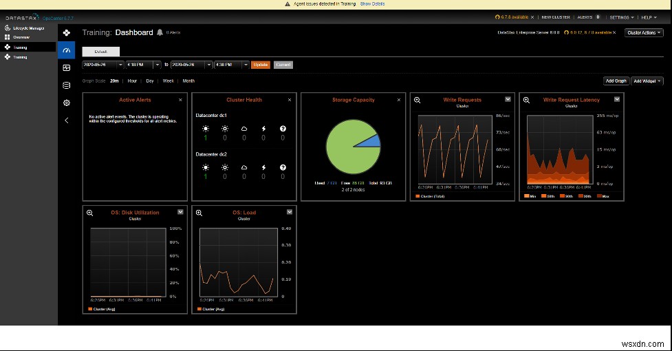 Thiết lập DataStax Enterprise OpsCenter 