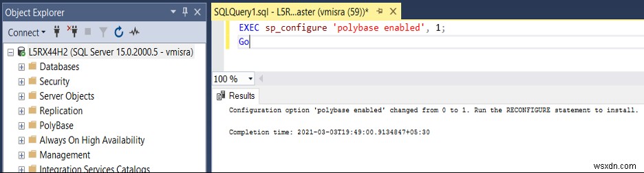 Nền tảng dữ liệu hợp nhất và ảo hóa dữ liệu thông qua PolyBase:Part One 