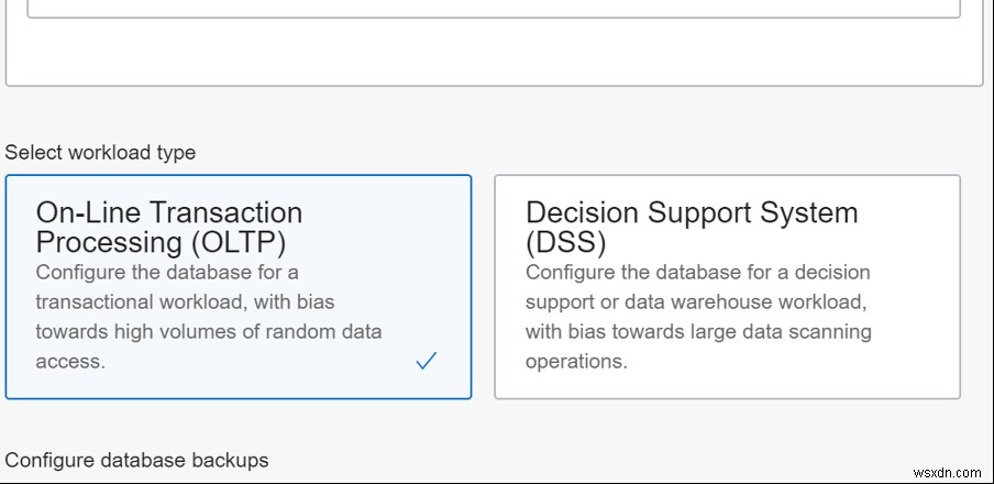 Tạo Cơ sở dữ liệu Oracle (DBaaS) trên đám mây 