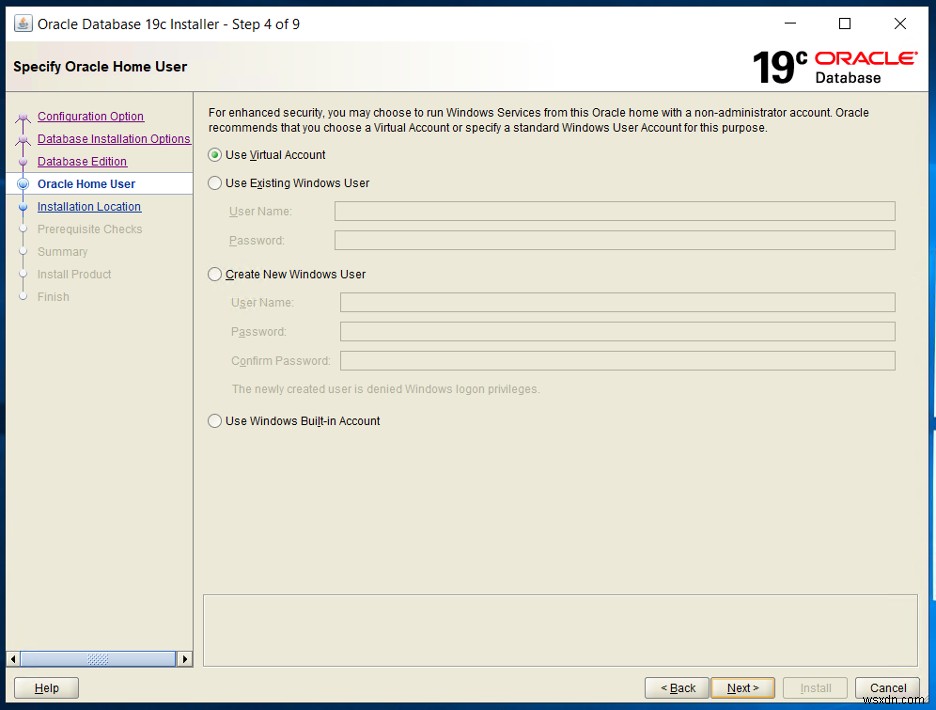 Cài đặt Oracle 19c cho Windows — Phần Một 