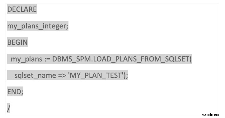 Cấu hình và đường cơ sở của Oracle SQL 