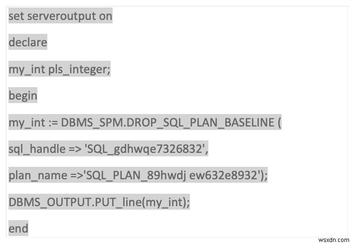 Cấu hình và đường cơ sở của Oracle SQL 