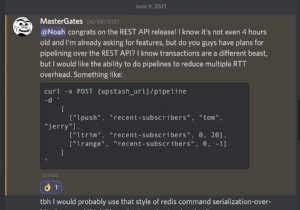 API Pipeline REST trên Serverless Redis 