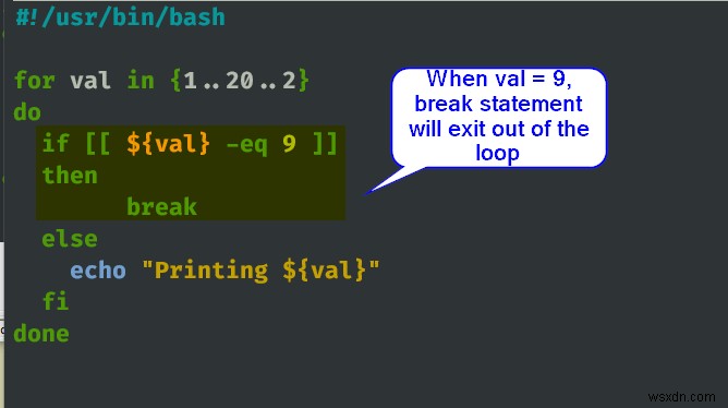 Cách sử dụng câu lệnh Break và Continue trong Shell Scripts 