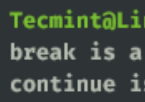 Cách sử dụng câu lệnh Break và Continue trong Shell Scripts 